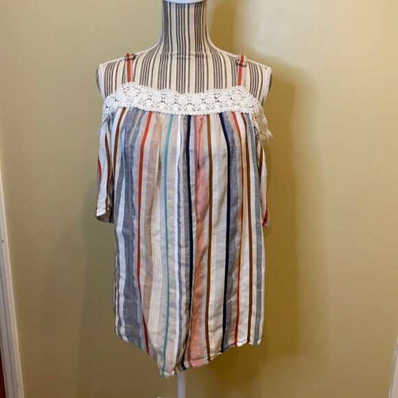 STYLE & Co Cold Shoulder Women’s Shirt - Picture 1 of 8